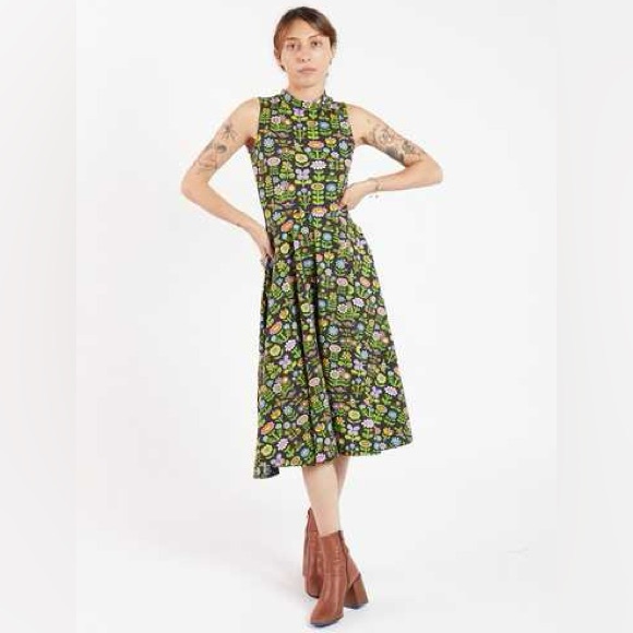 Nooworks Dahlia Awesome Blossom Dress Size Medium - Picture 2 of 4